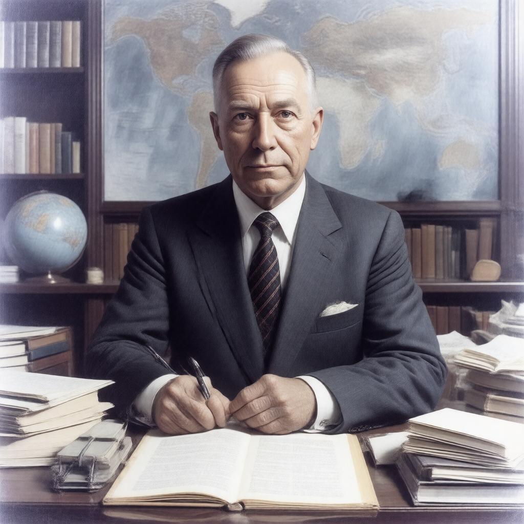 AI-created image of Edward Lorenz