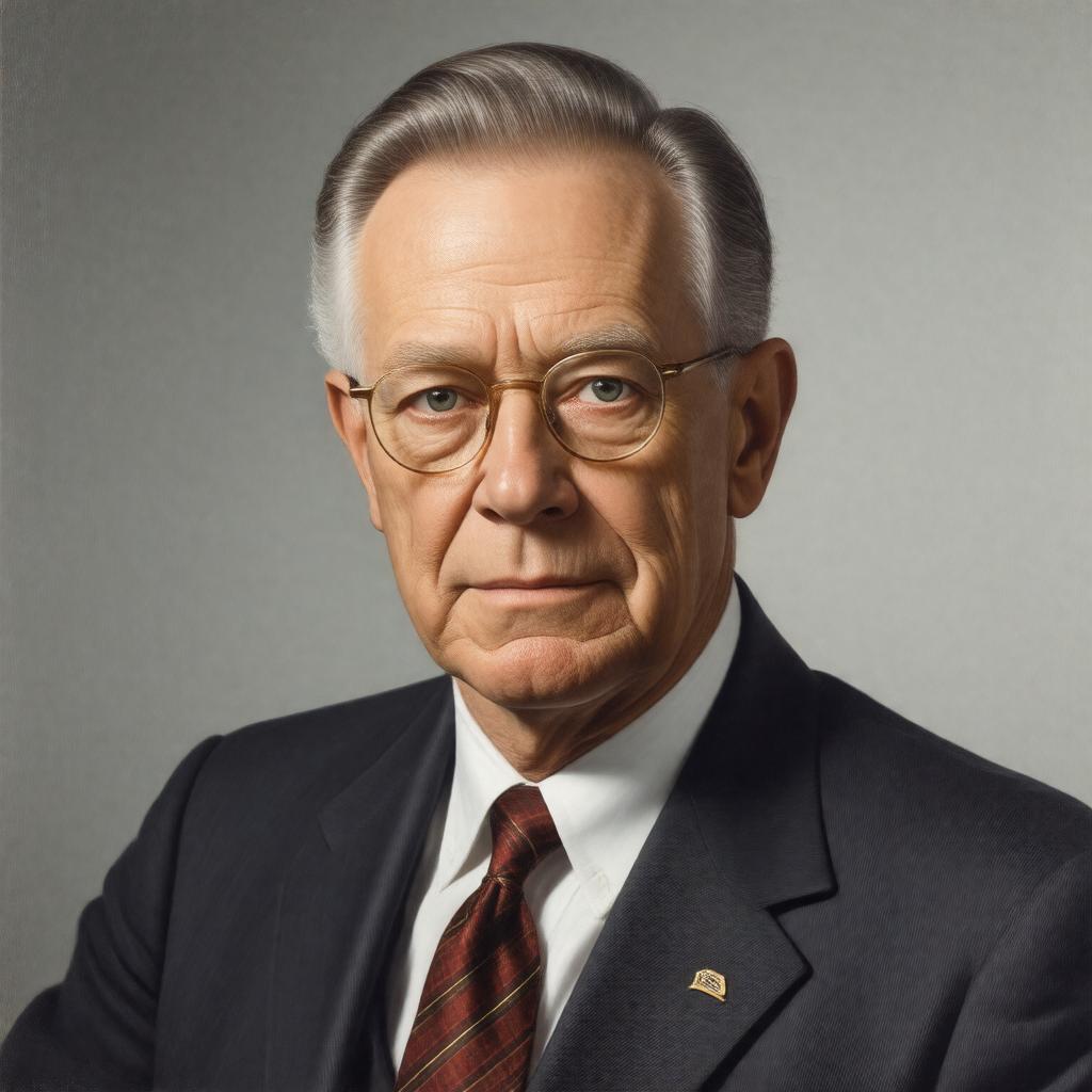 AI-created image of Edward M. Hundert