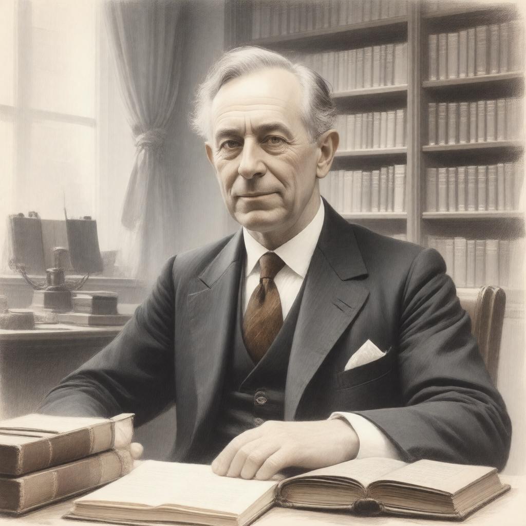 Click to view larger image AI-created image of Edward Marsh