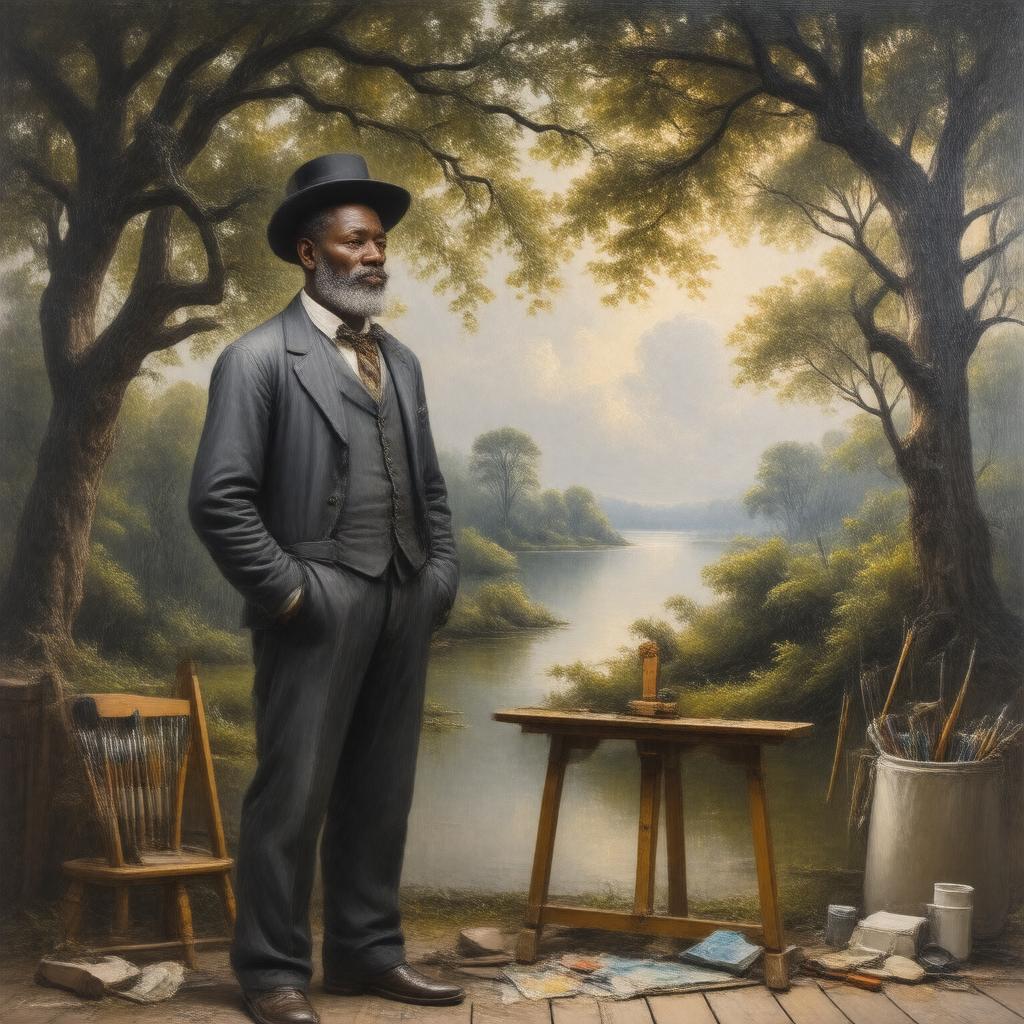 AI-created image of Edward Mitchell Bannister