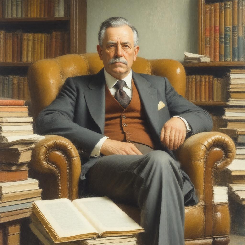 AI-created image of Edward Morgan Forster