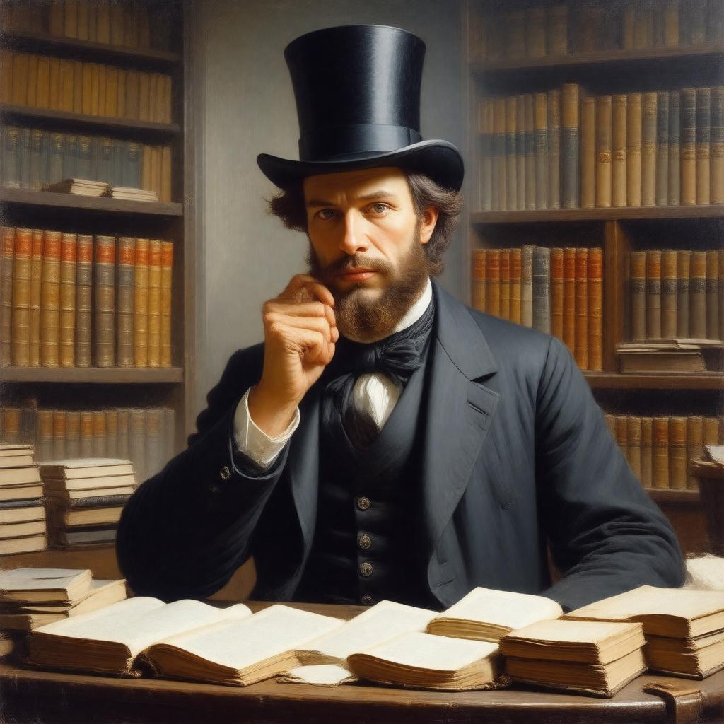 AI-created image of Edward Moxon