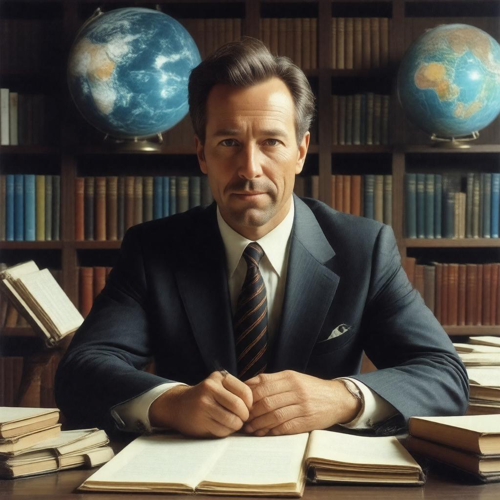 AI-created image of Edward Norton Lorenz
