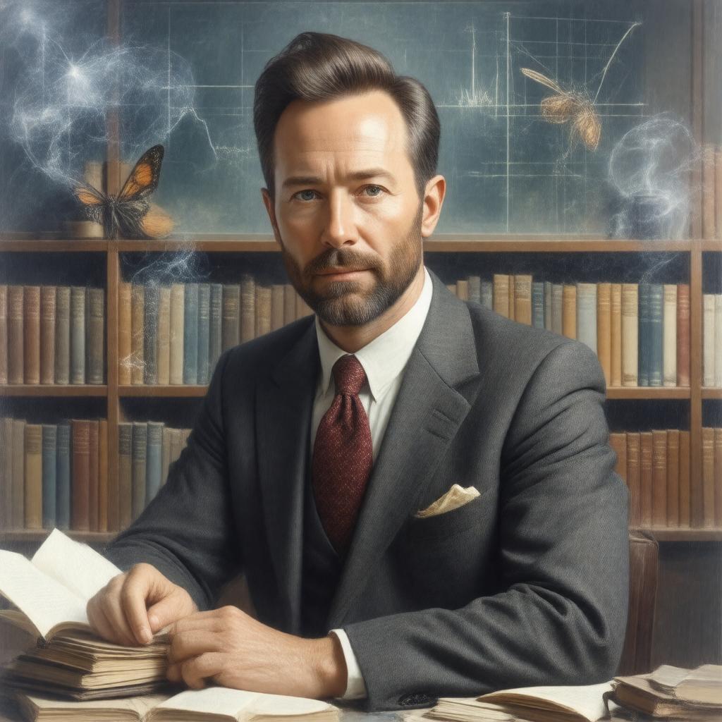 AI-created image of Edward Norton Lorenz