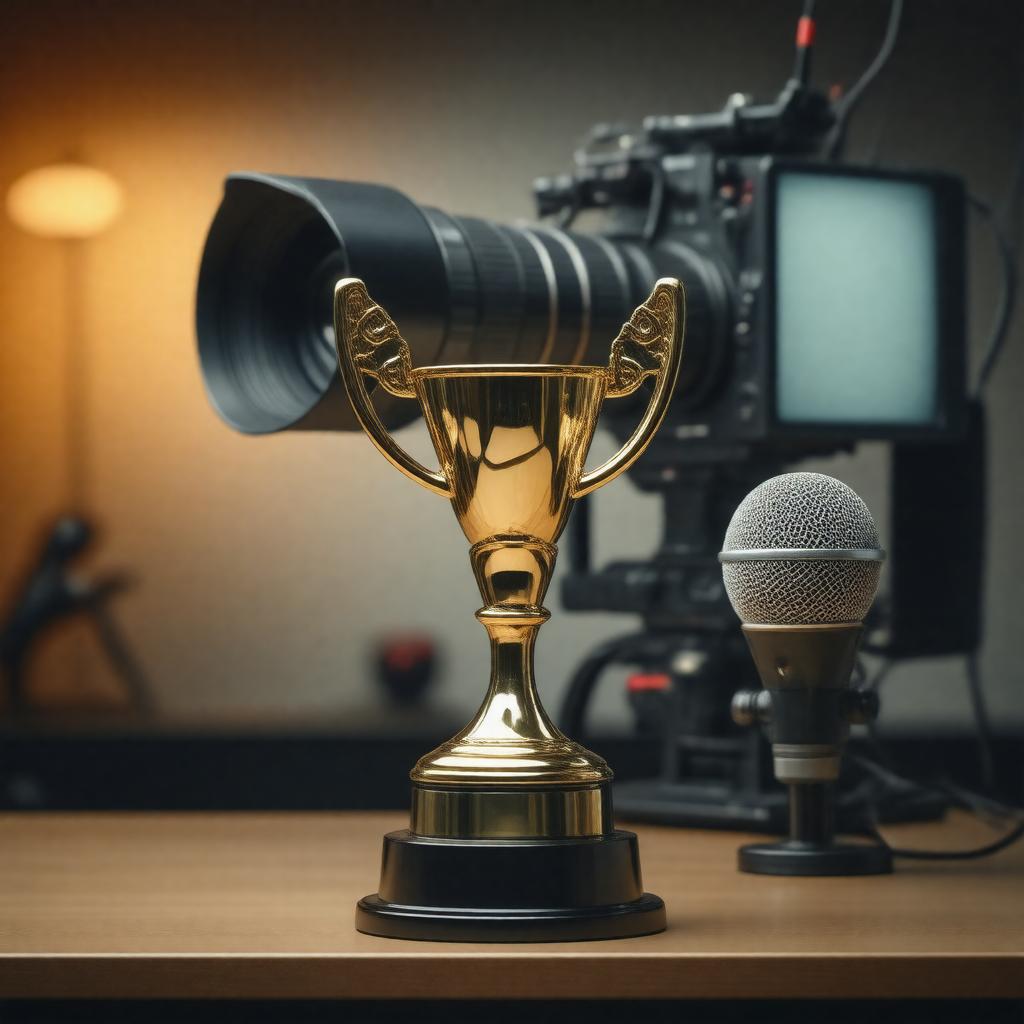 AI-created image of Edward R. Murrow Award