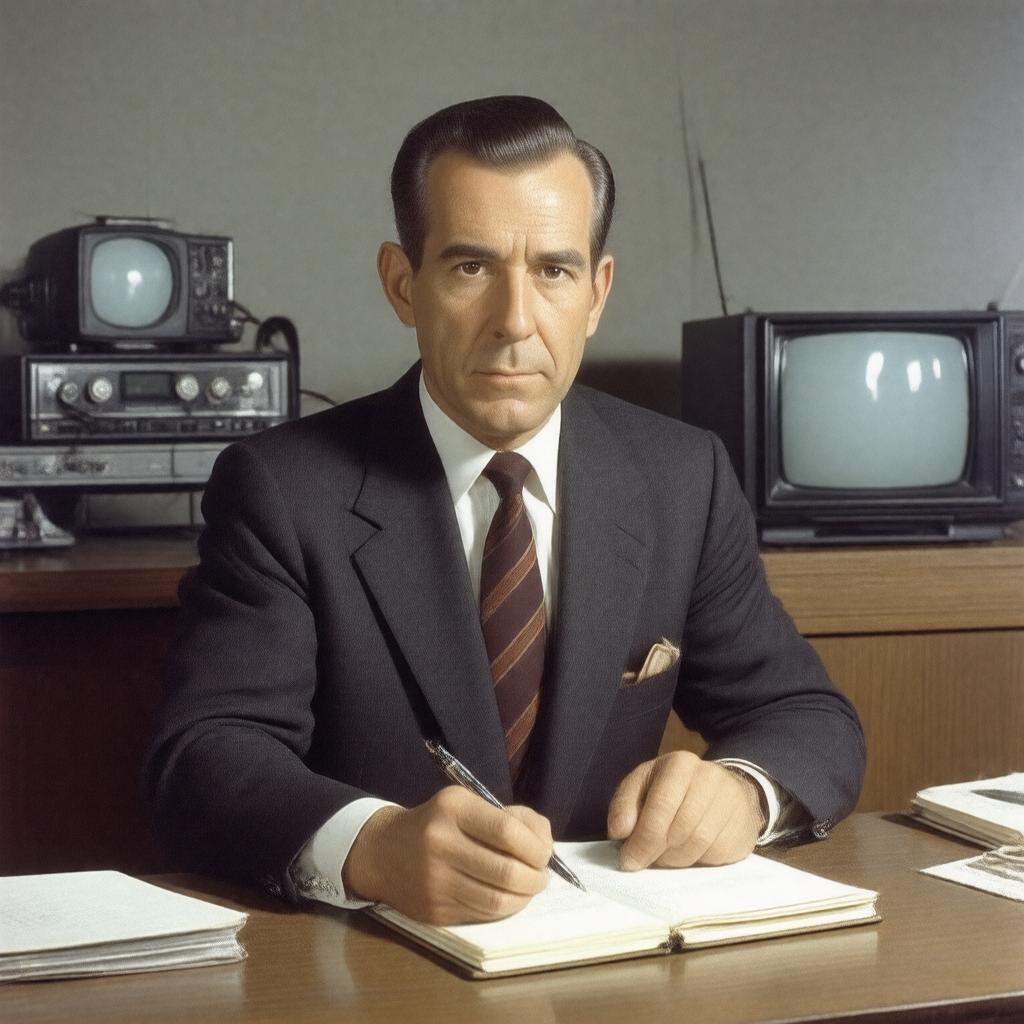 AI-created image of Edward R. Murrow