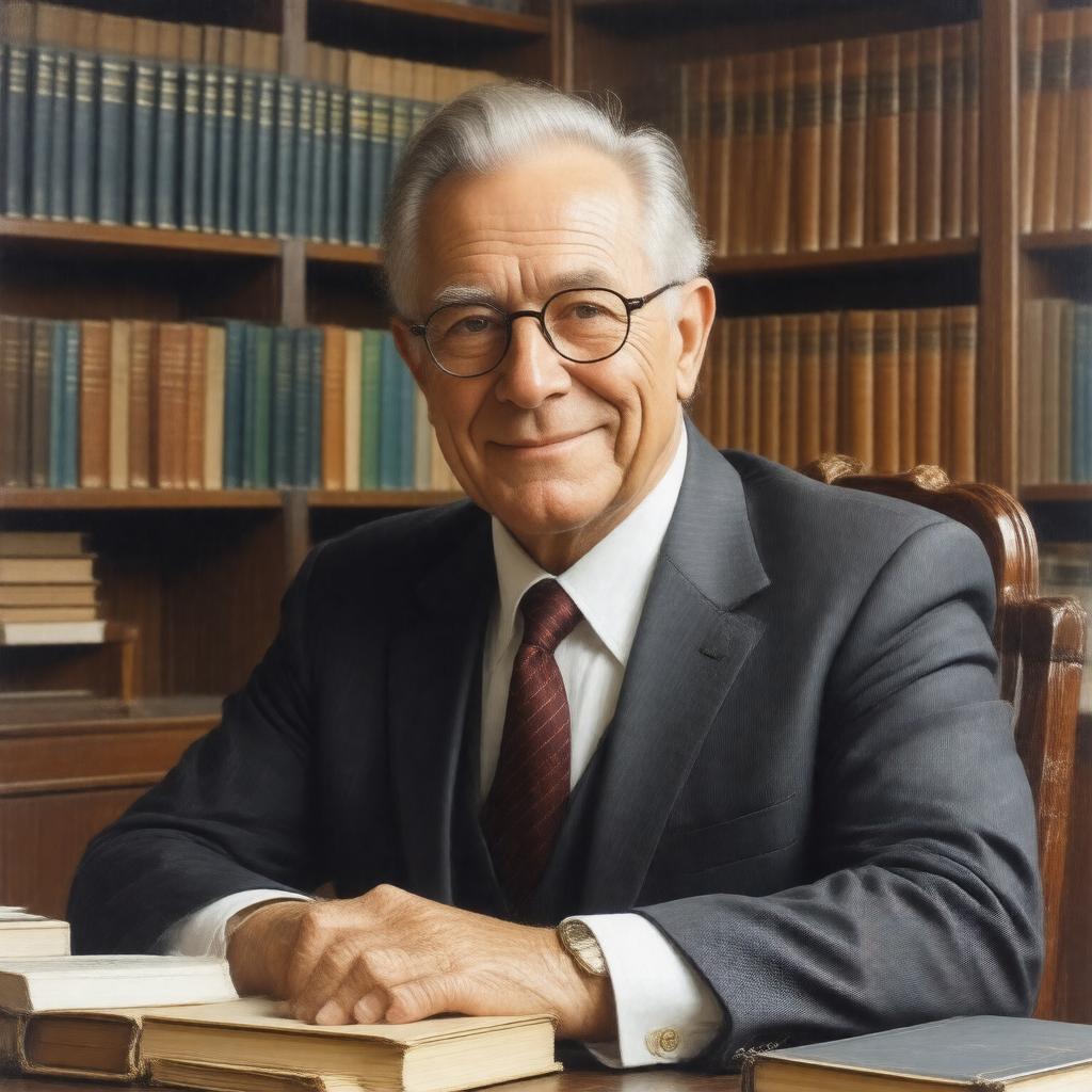 AI-created image of Edward S. Herman