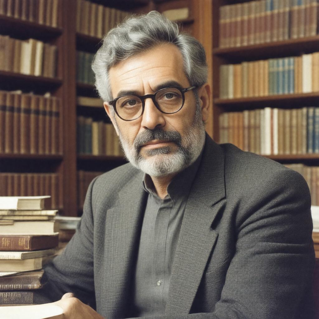 AI-created image of Edward Said