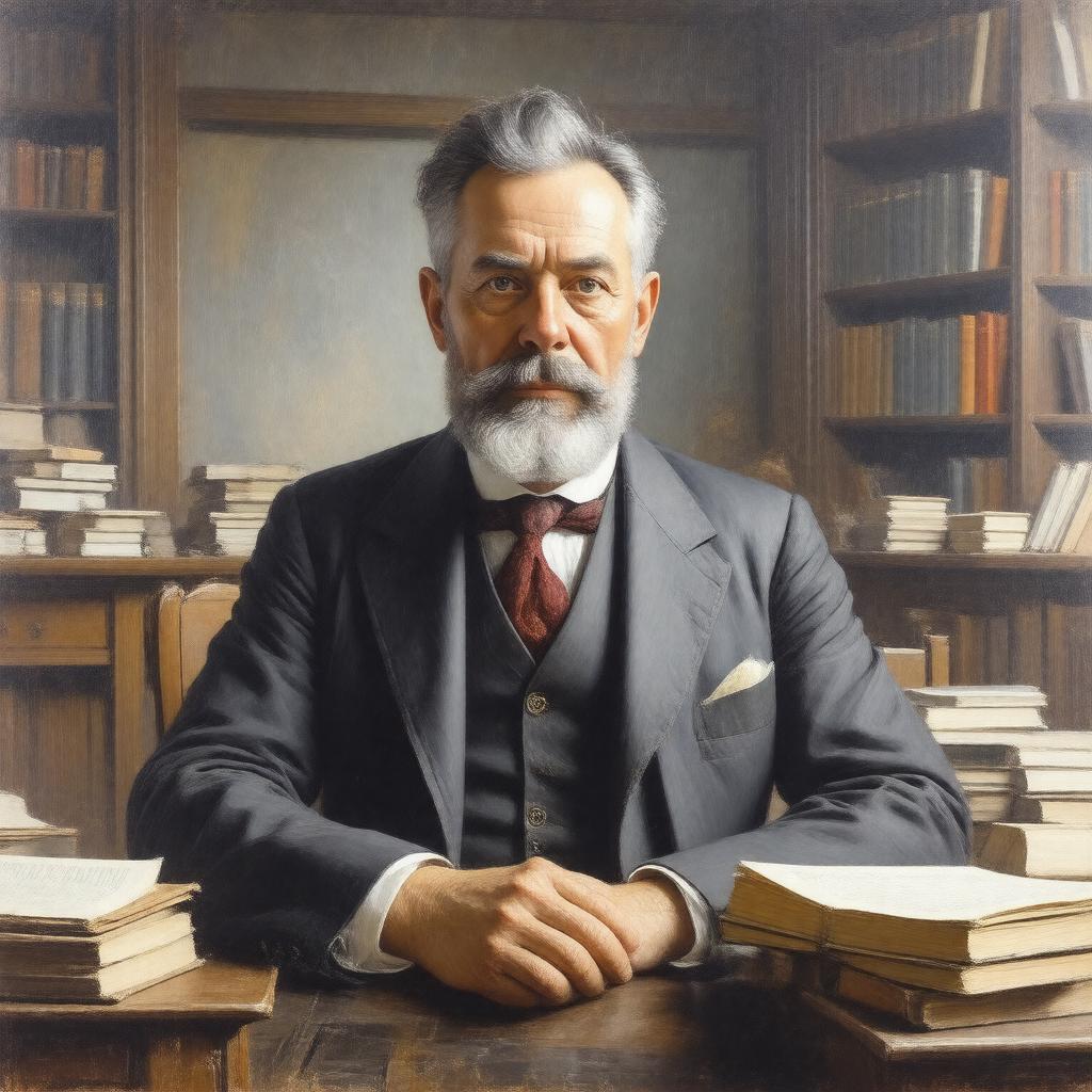 AI-created image of Edward Sapir