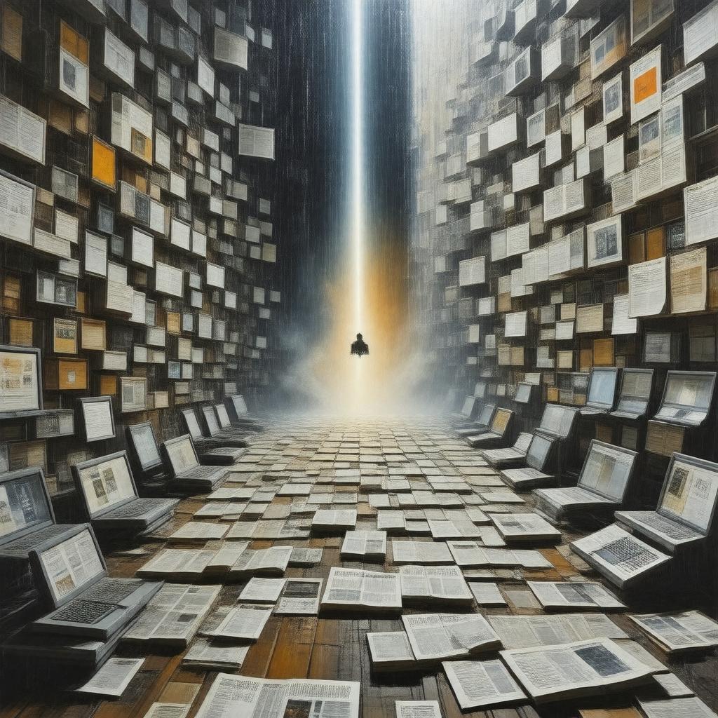 AI-created image of Edward Snowden disclosures