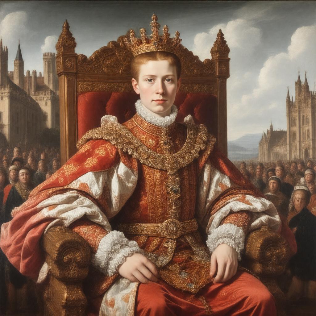 AI-created image of Edward VI