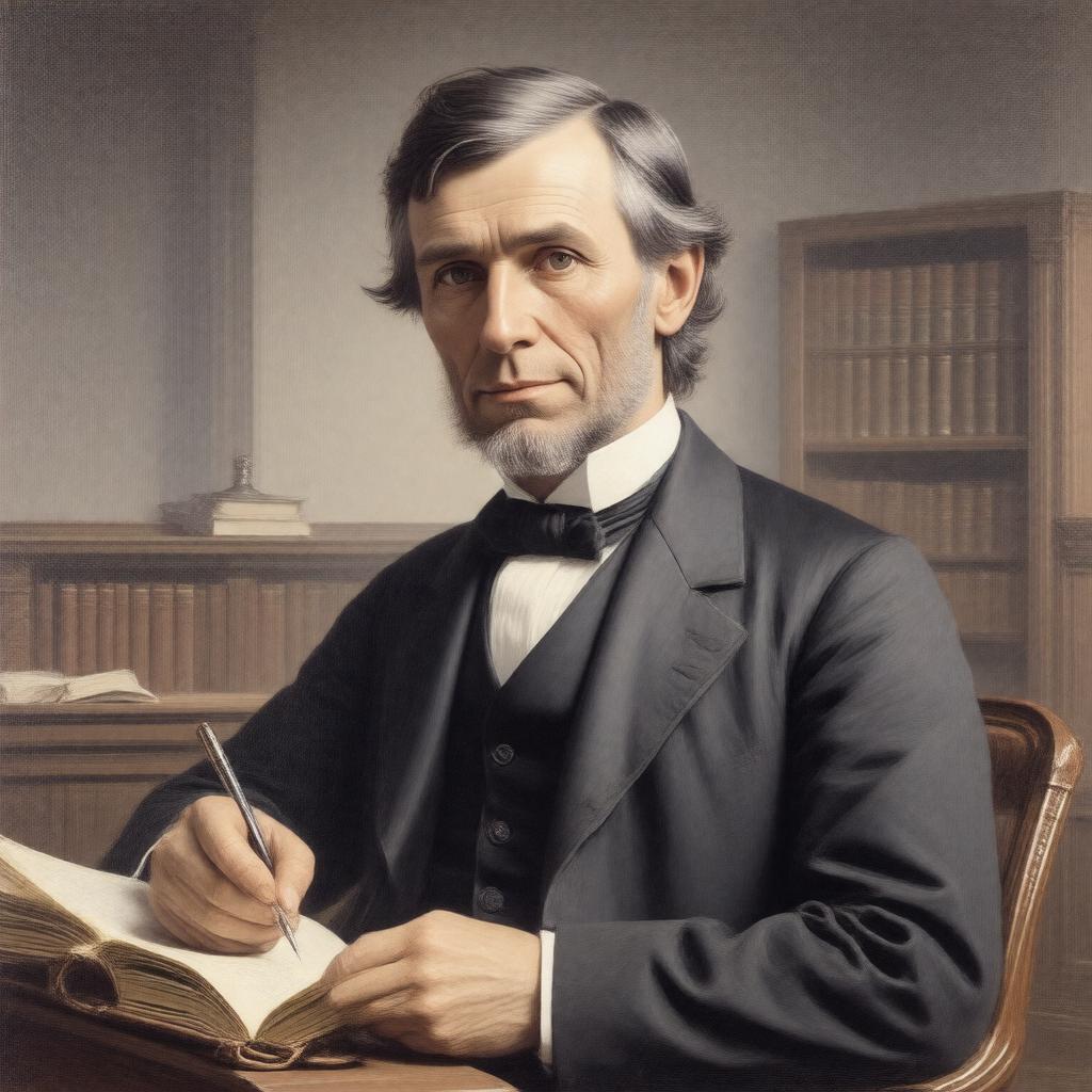 AI-created image of Edward Waldo Emerson