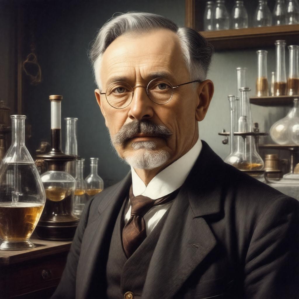 AI-created image of Edward de Hevesy