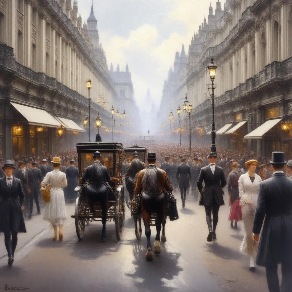 AI-created image of Edwardian era