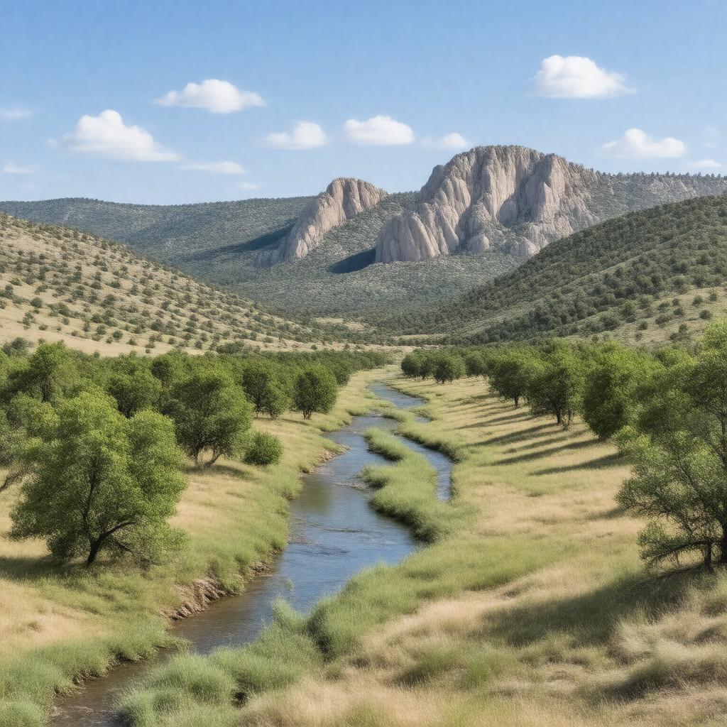 AI-created image of Edwards Plateau