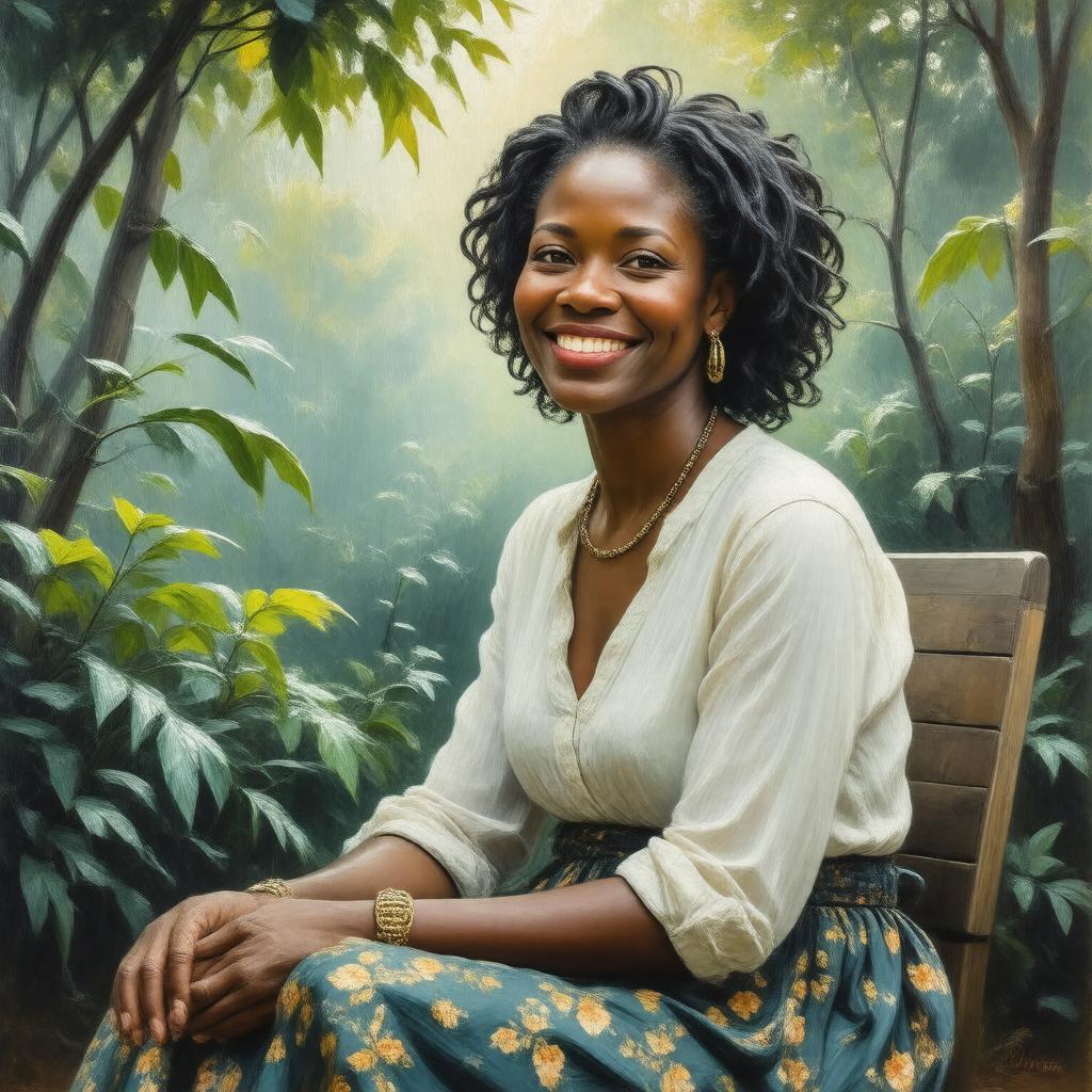 AI-created image of Edwidge Danticat