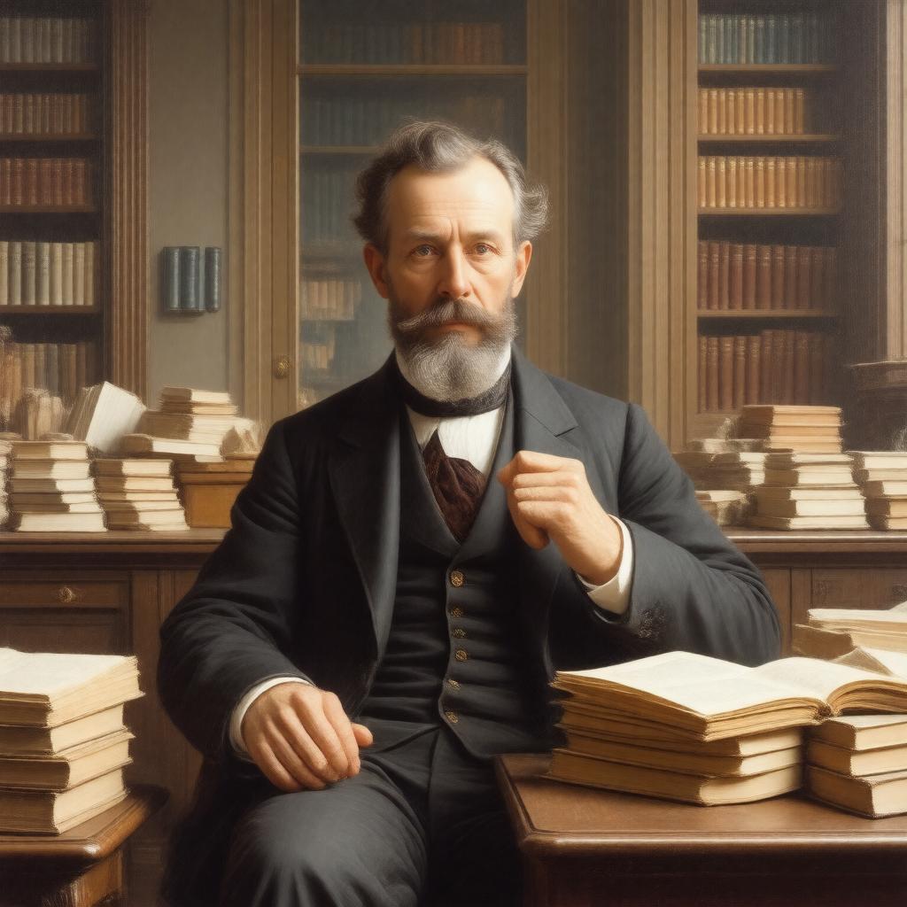 AI-created image of Edwin Cannan