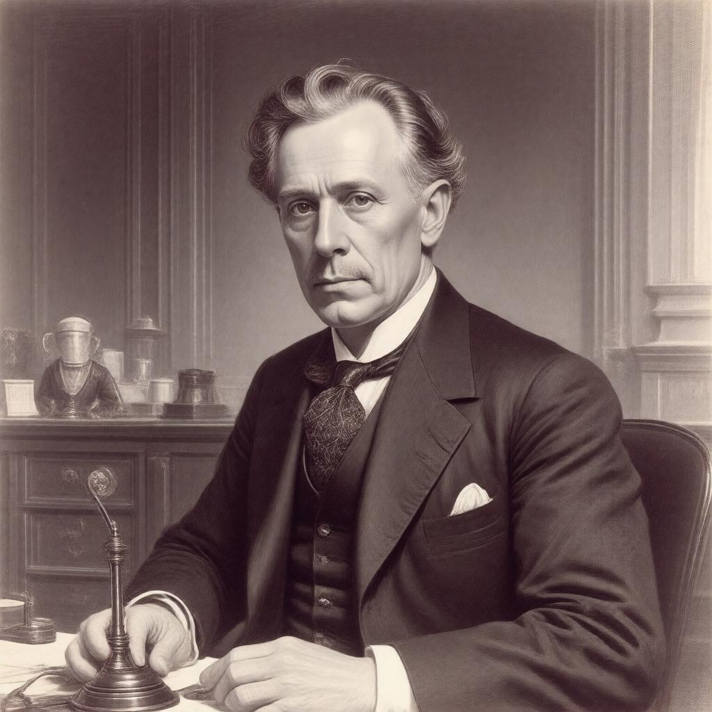 Click to view larger image AI-created image of Edwin Kemble