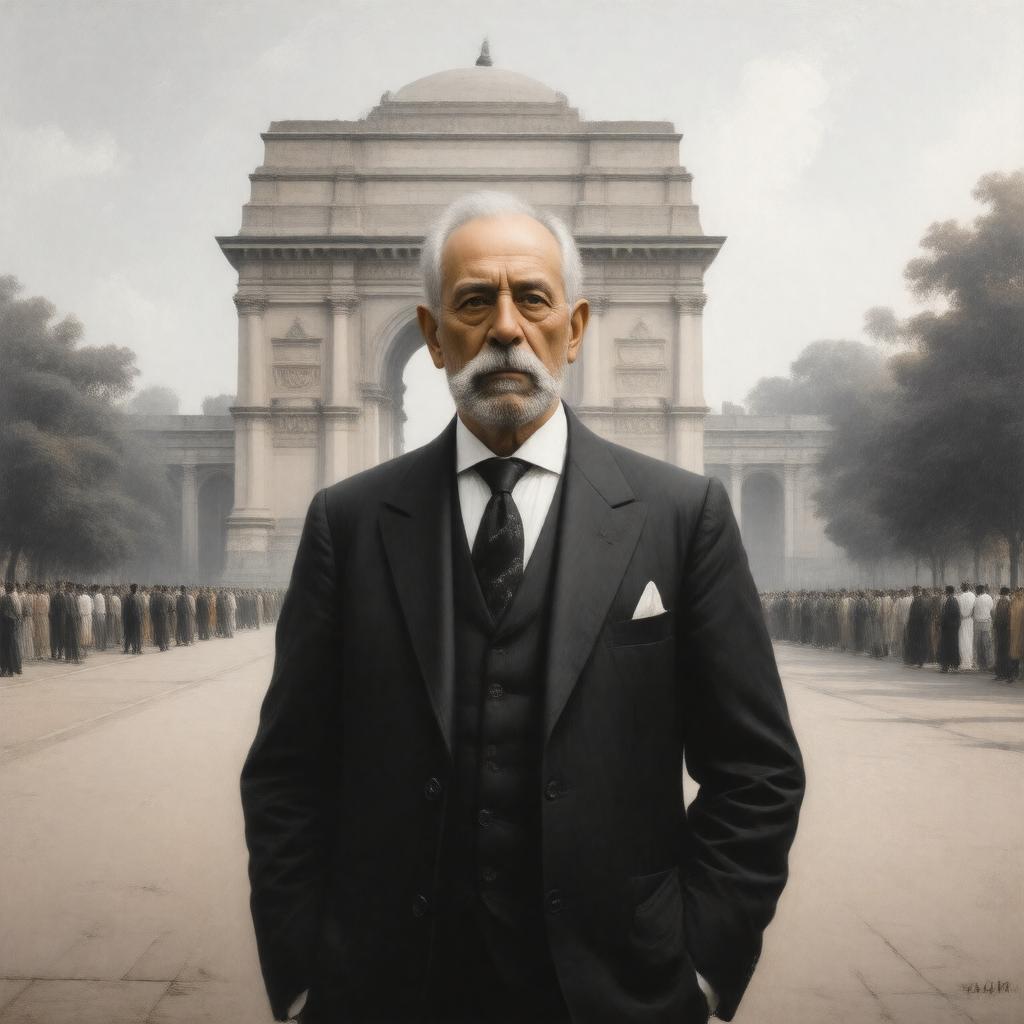 AI-created image of Edwin Lutyens