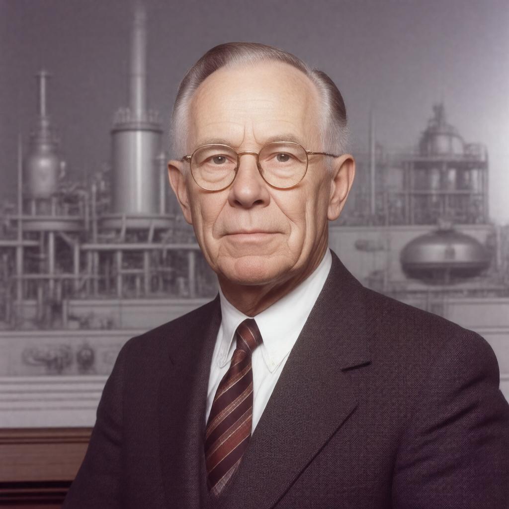 AI-created image of Edwin R. Gilliland