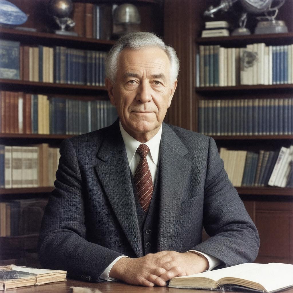 AI-created image of Edwin Salpeter