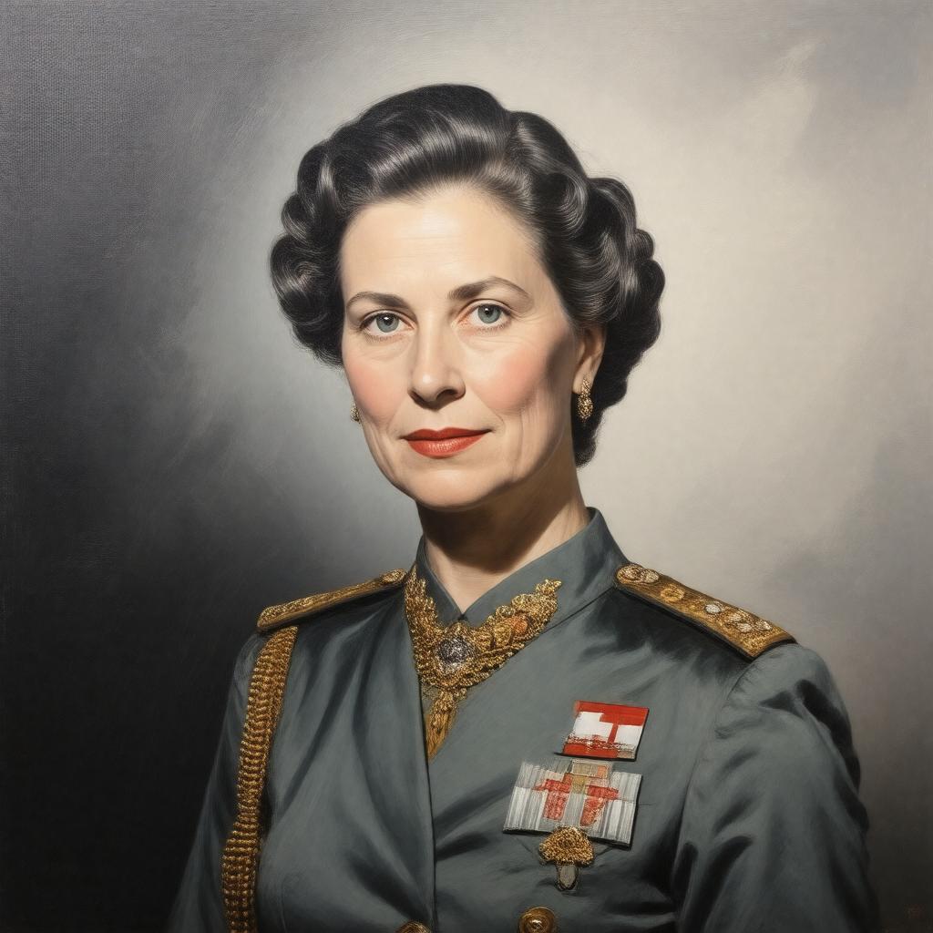 AI-created image of Edwina Mountbatten