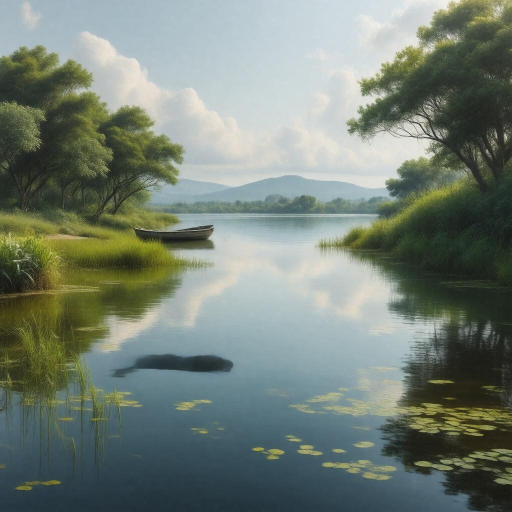 AI-created image of Eel Pond