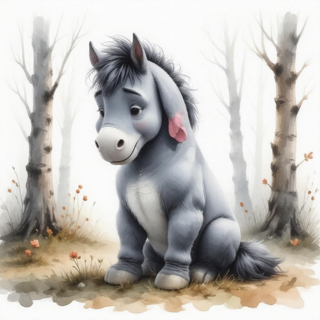 AI-created image of Eeyore