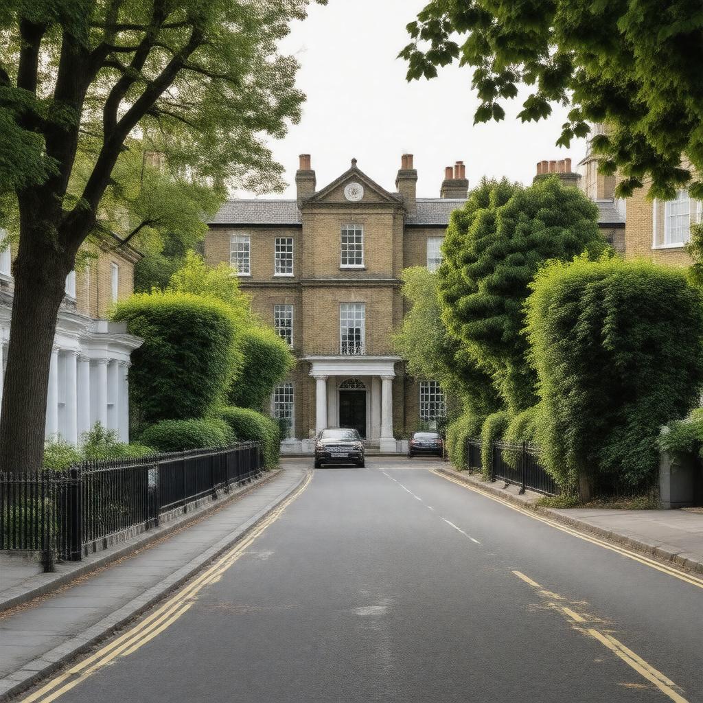 AI-created image of Egerton Gardens