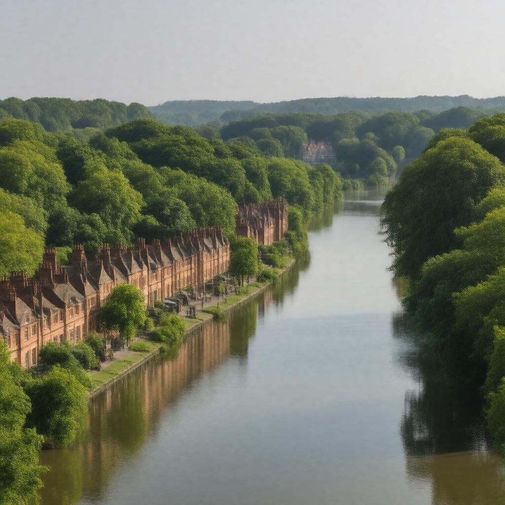 AI-created image of Egham