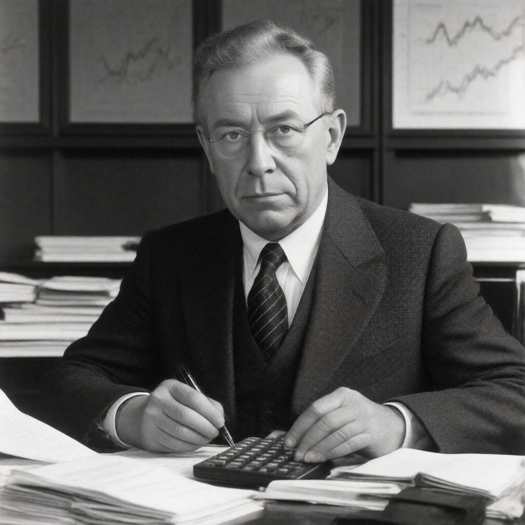 AI-created image of Egon Pearson