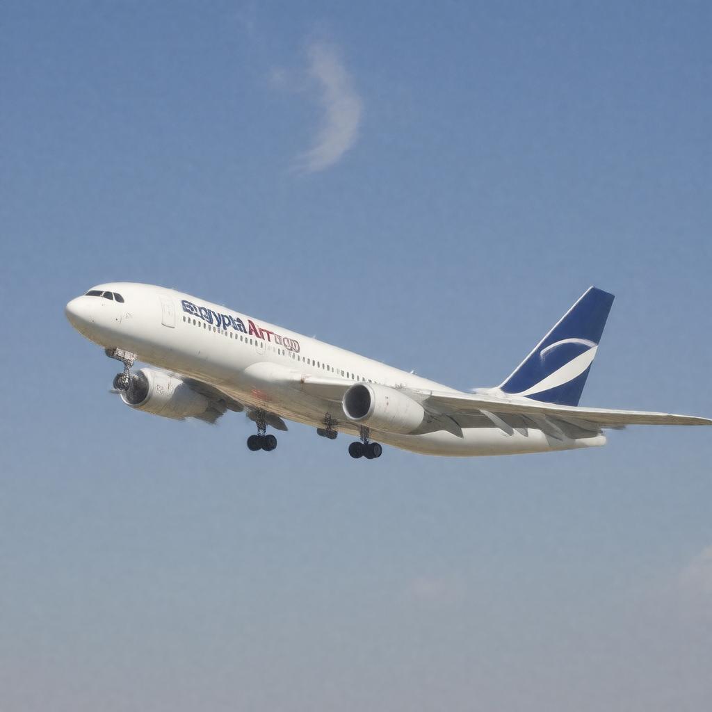 AI-created image of EgyptAir Cargo