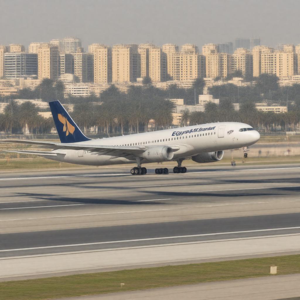 AI-created image of EgyptAir Express