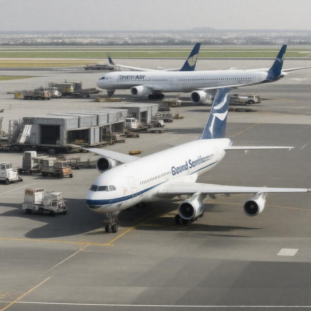 AI-created image of EgyptAir Ground Services