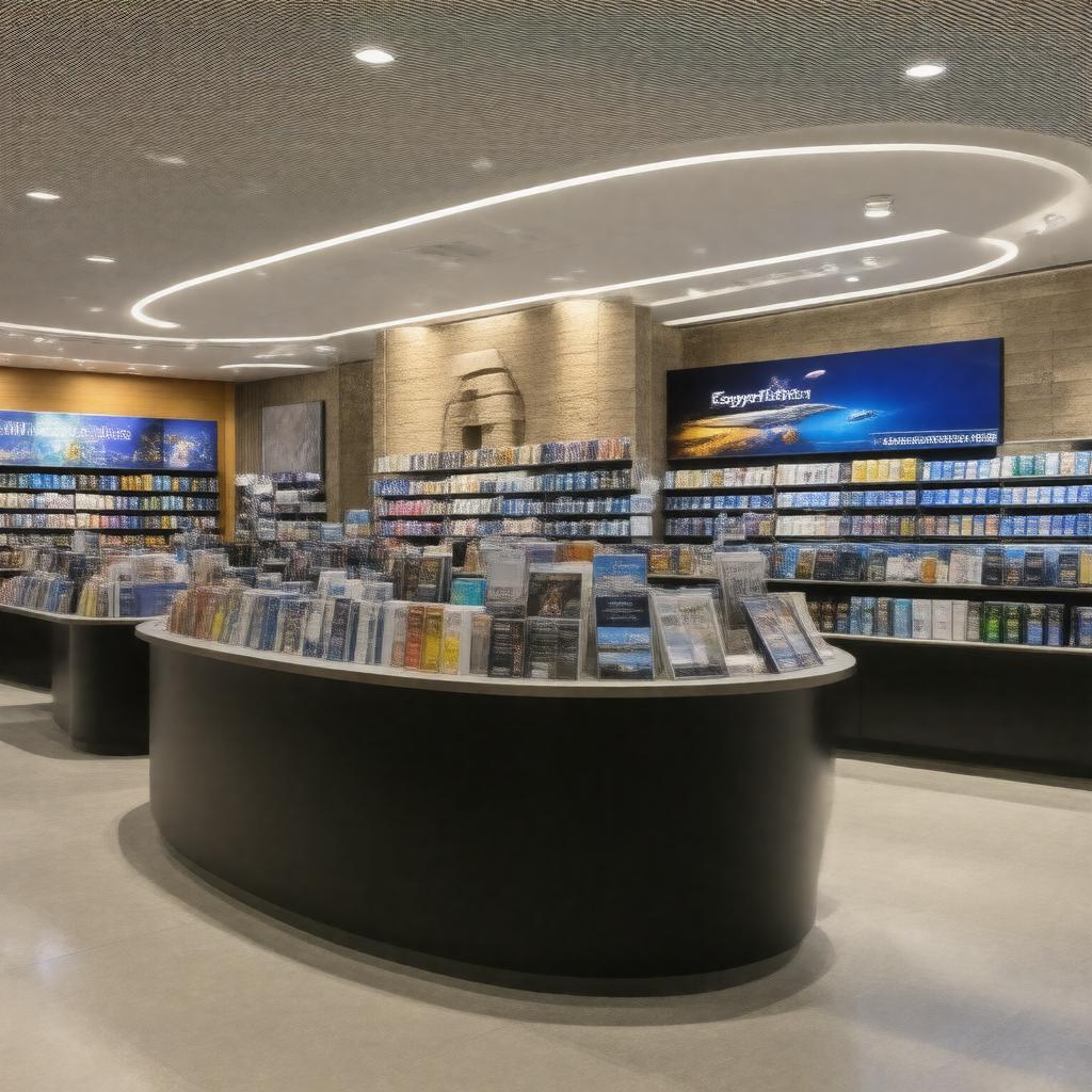 AI-created image of EgyptAir Tourism & Duty Free