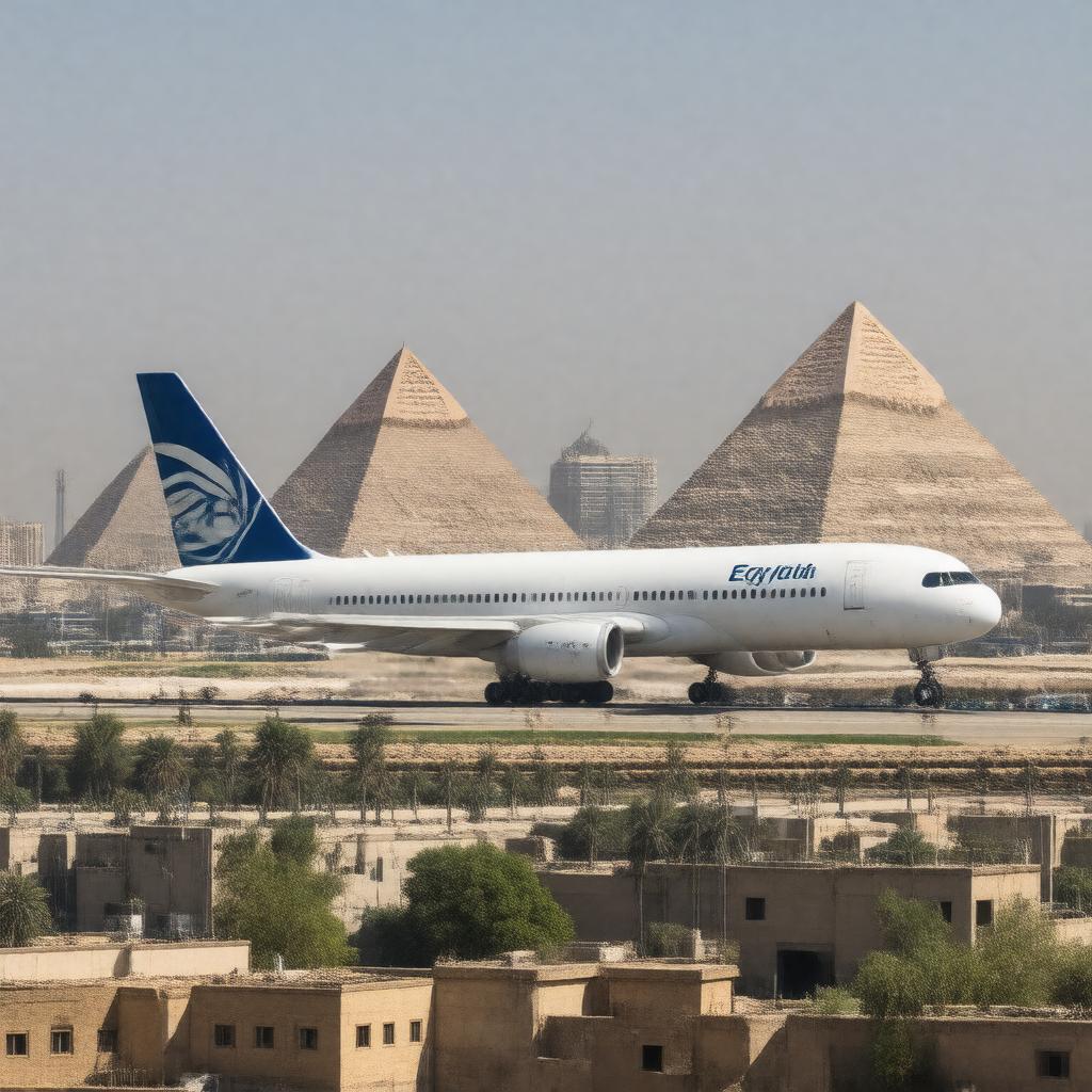 AI-created image of EgyptAir