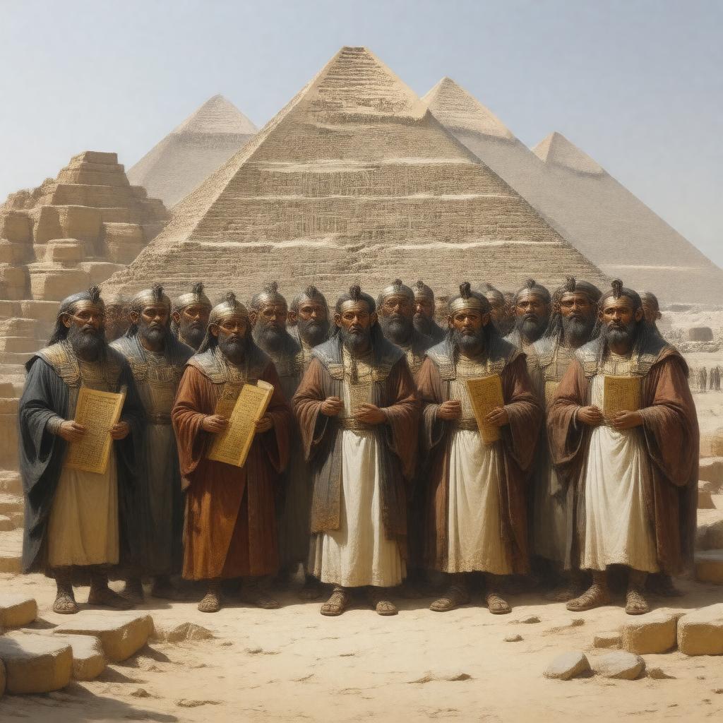AI-created image of Egyptologists