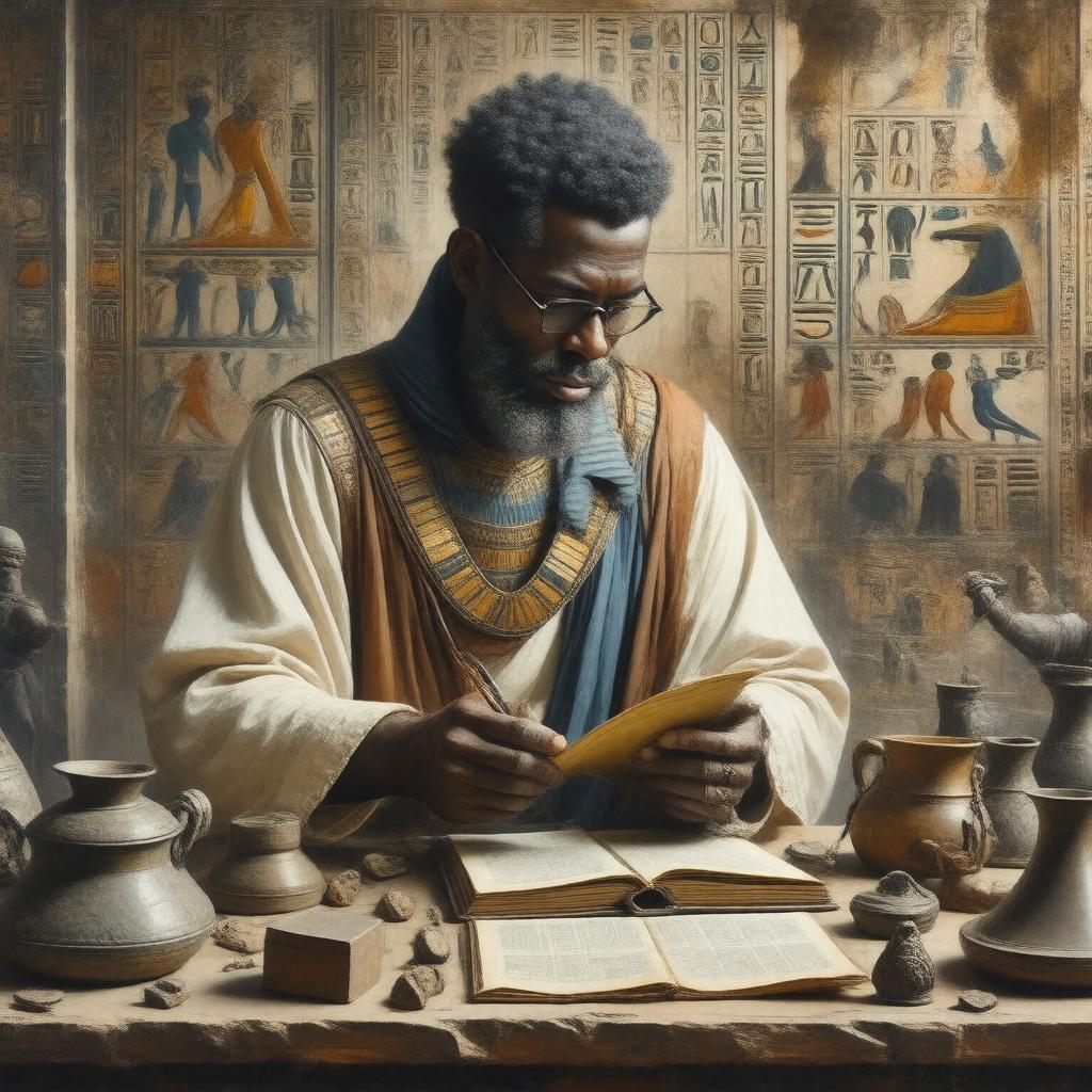 AI-created image of Egyptology