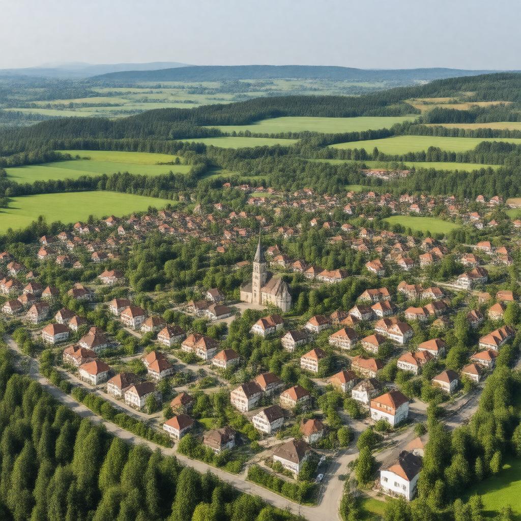 AI-created image of Ehringshausen, Germany