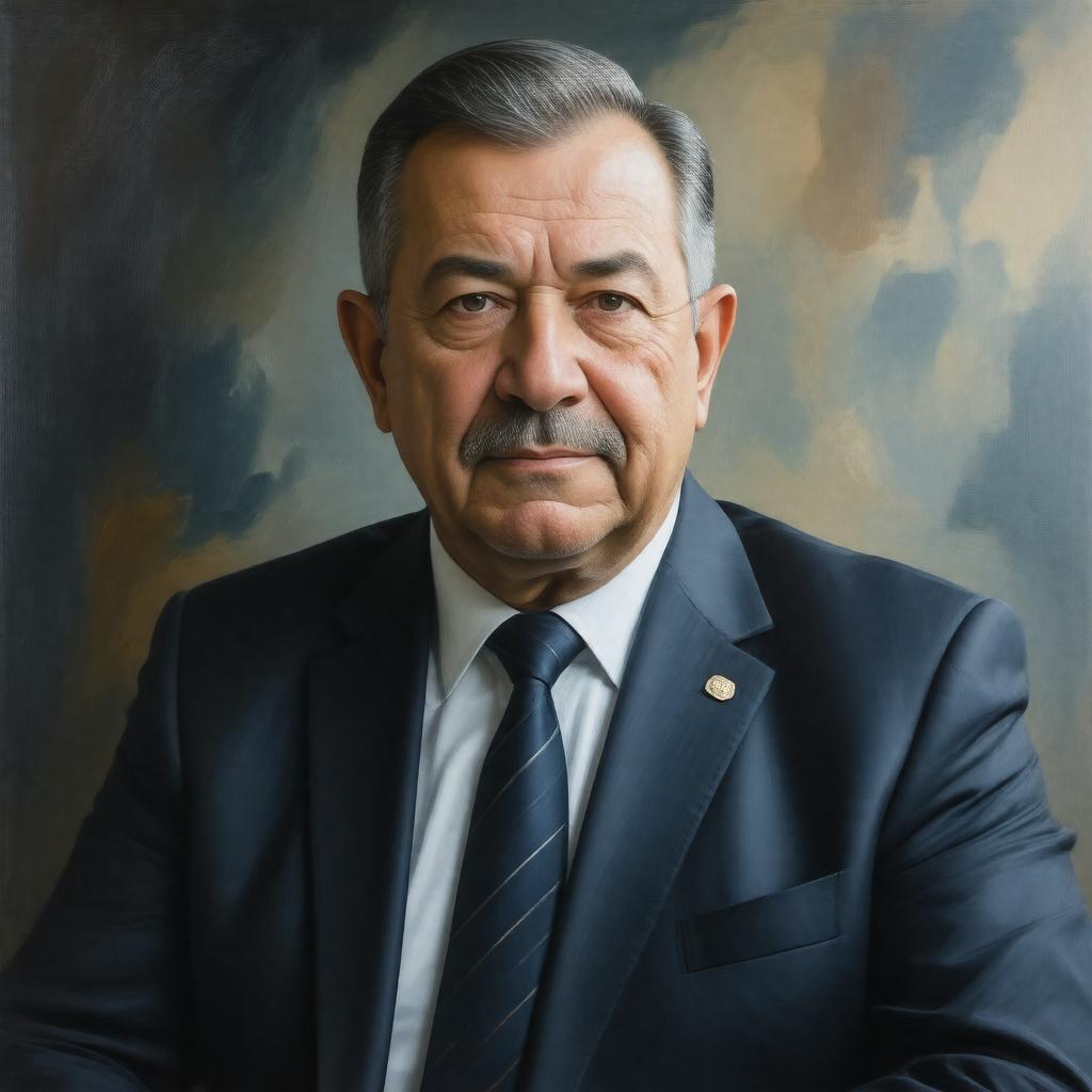 AI-created image of Ehud Barak