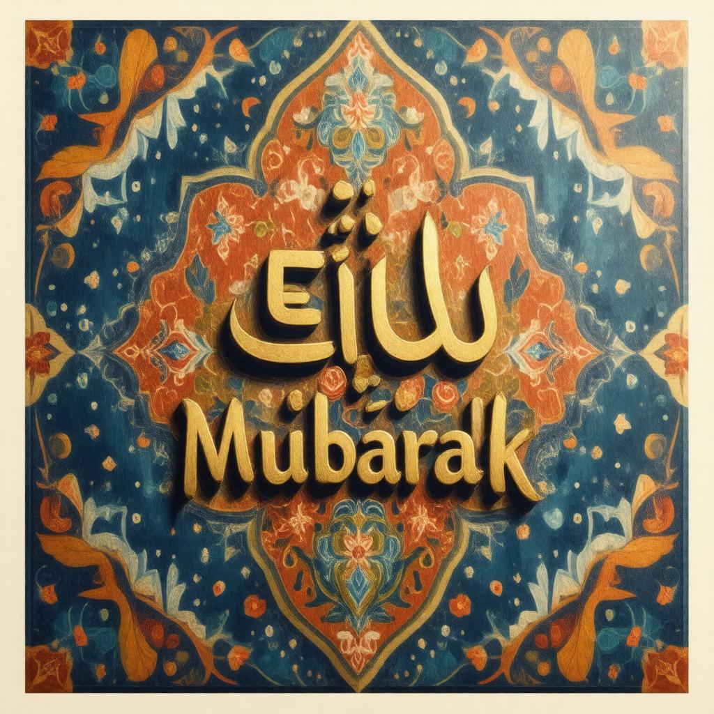 AI-created image of Eid Mubarak
