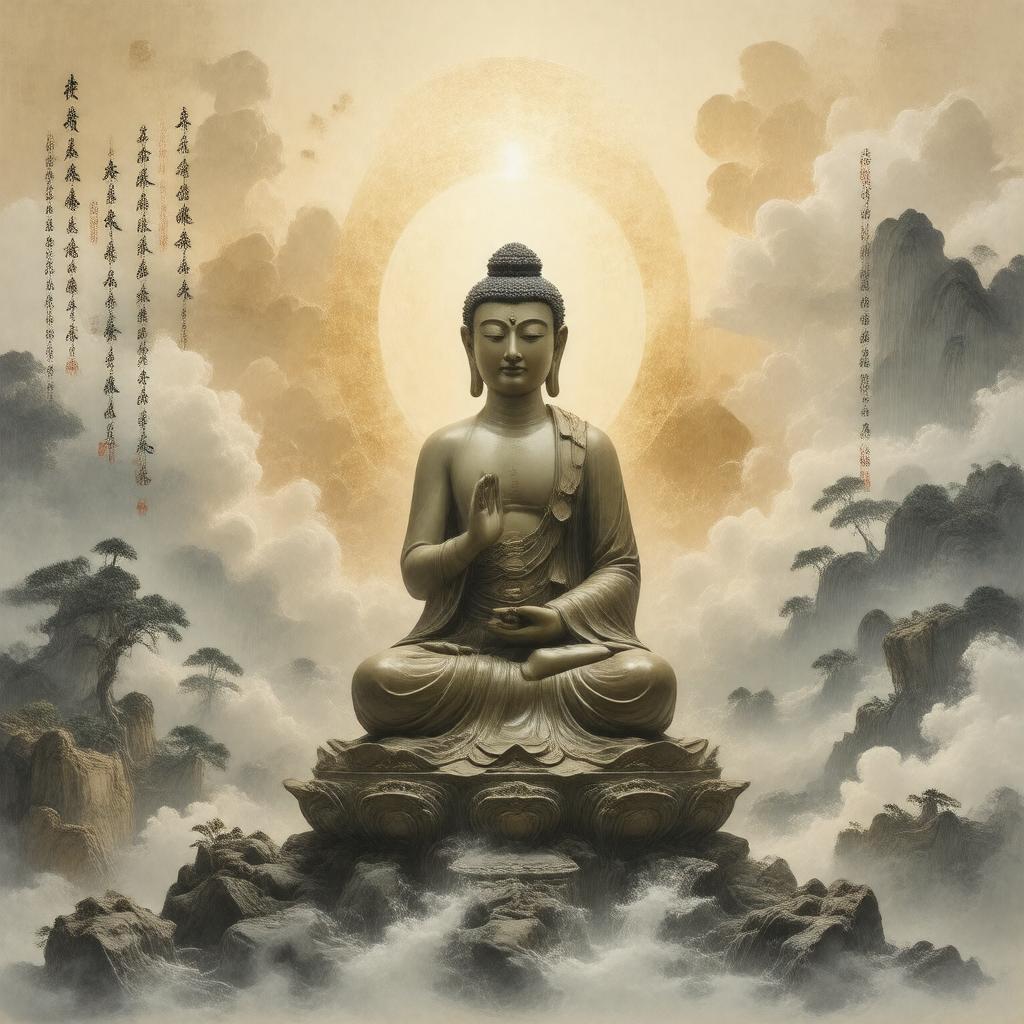 Click to view larger image AI-created image of Eighteen Vow of Amida Buddha