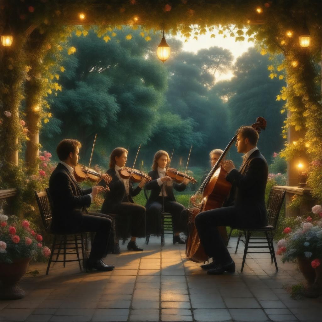 AI-created image of Eine kleine Nachtmusik
