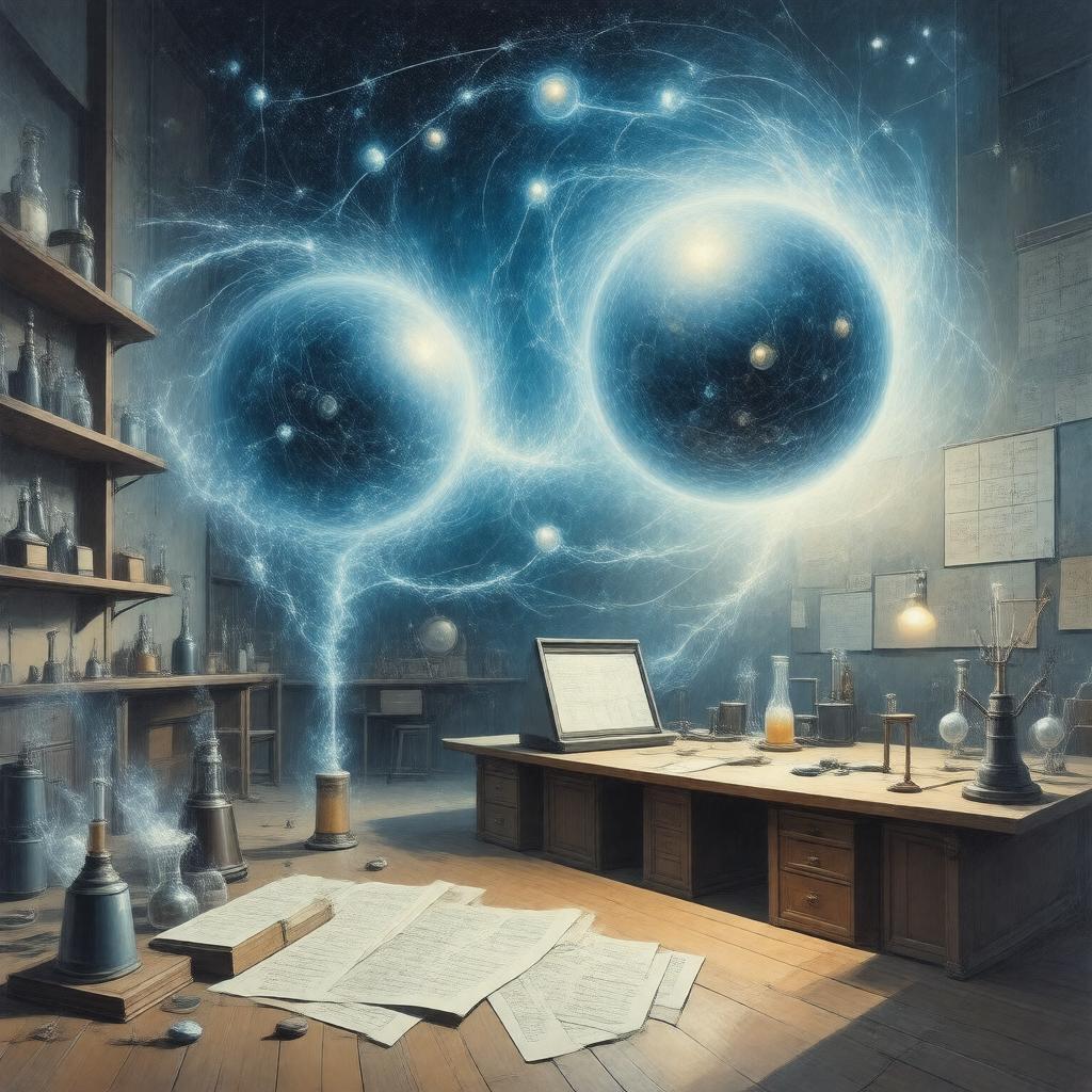 AI-created image of Einstein–Podolsky–Rosen paradox