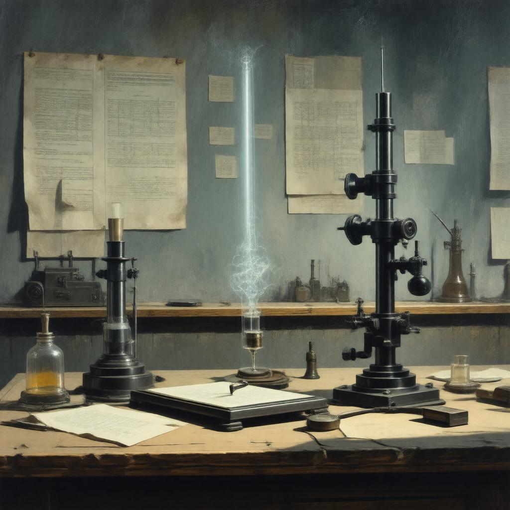 AI-created image of Einstein–Rupp experiments