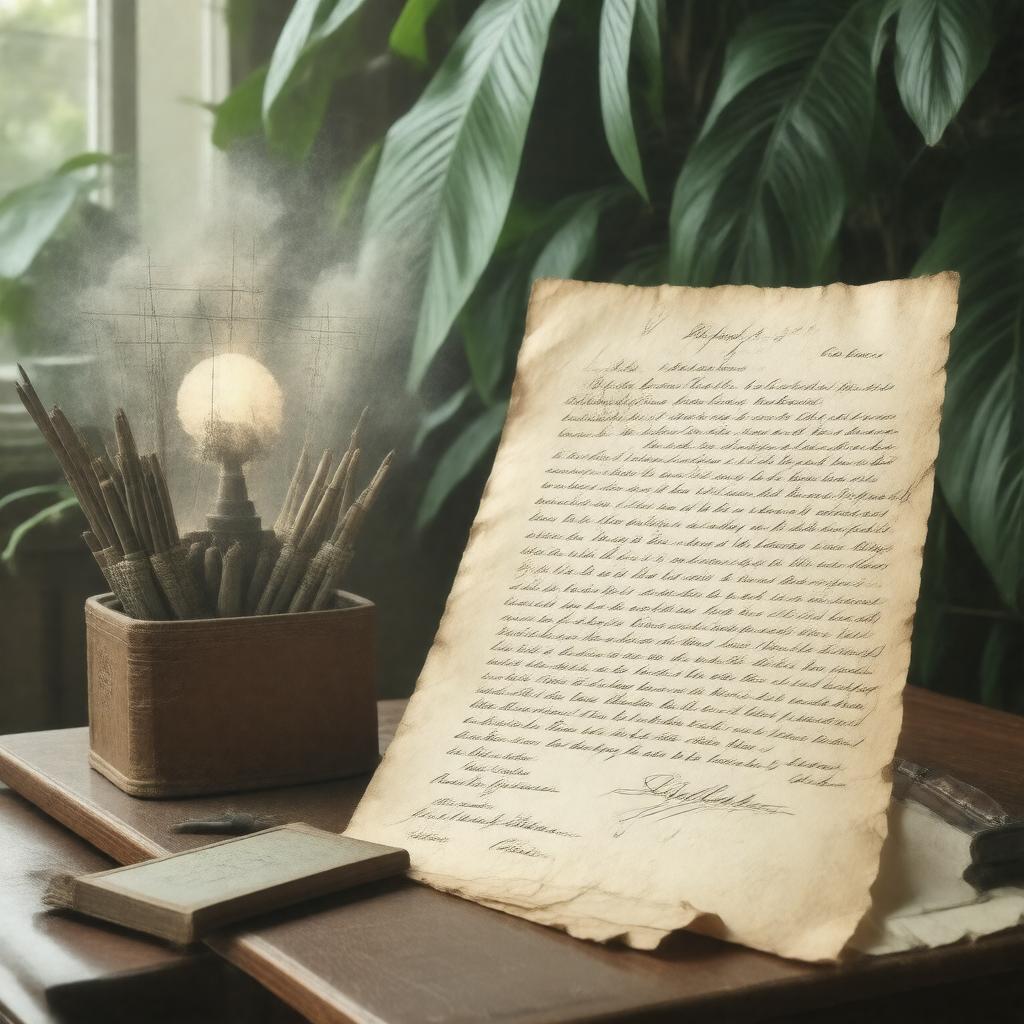 Click to view larger image AI-created image of Einstein–Szilard letter