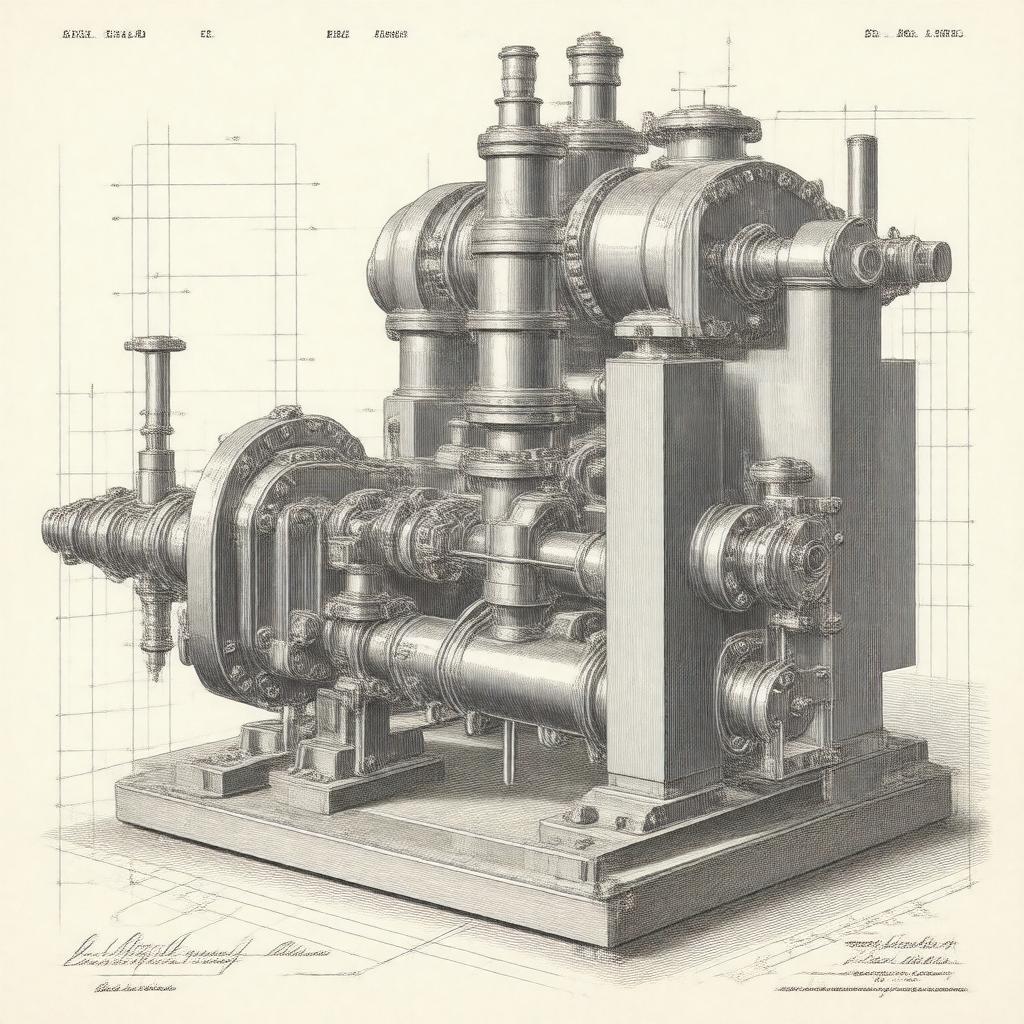 AI-created image of Einstein–Szilard pump