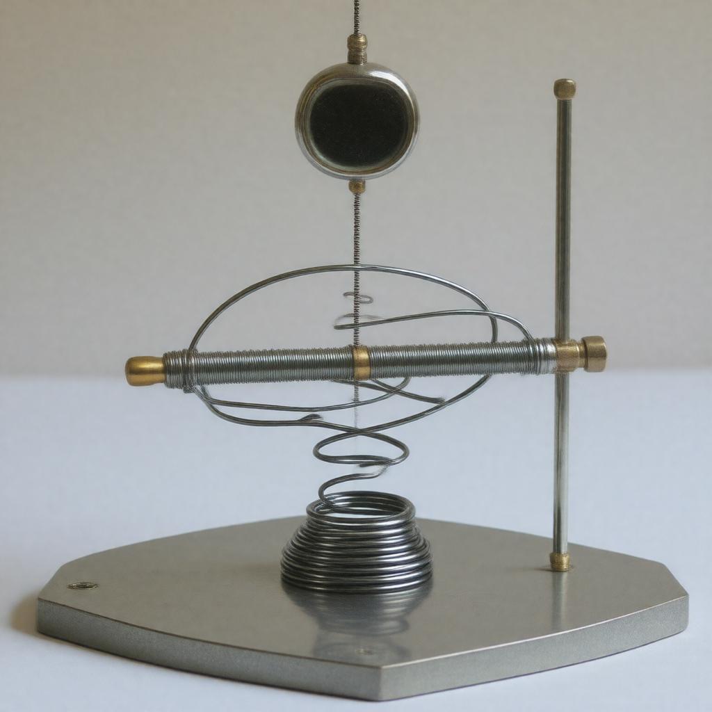 AI-created image of Einstein–de Haas effect