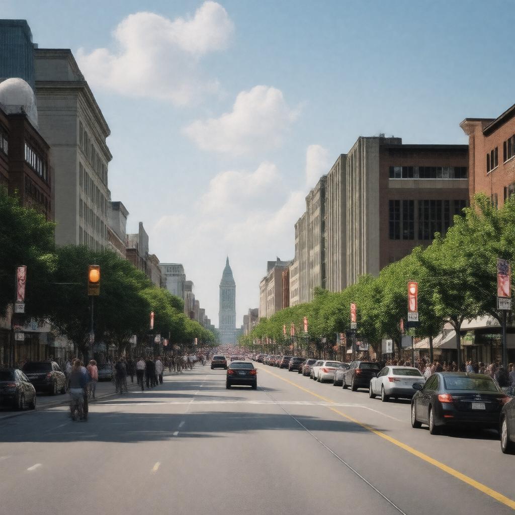 AI-created image of Eisenhower Avenue