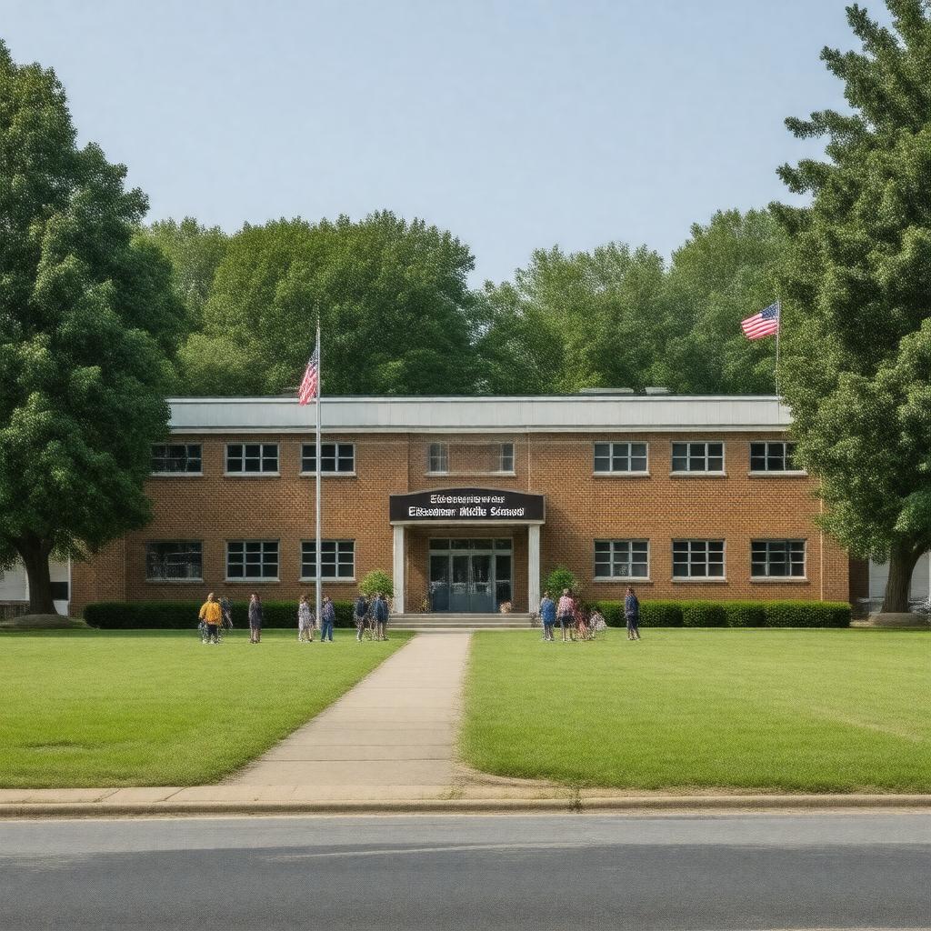 Click to view larger image AI-created image of Eisenhower Middle School